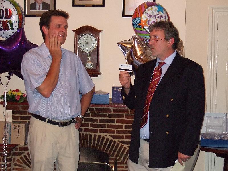 Club Photos 185.jpg - Life Membership from the Captain